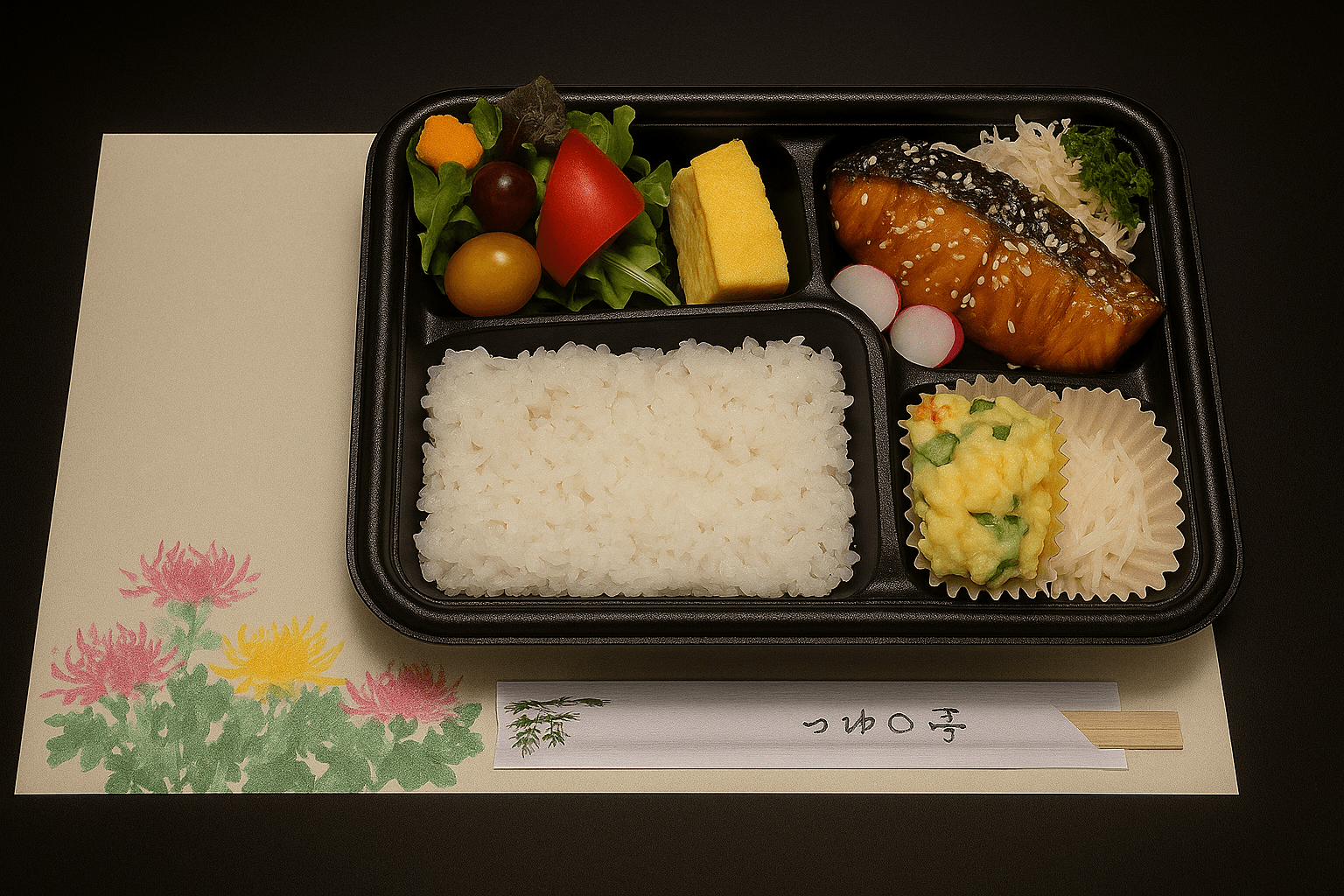 Teriyaki Salmon Bento